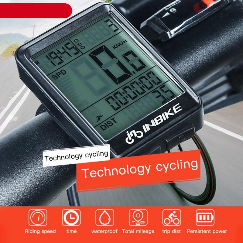LCD Bike Code Meter Wired Wireless Mountain Bike Speedometer Odometer