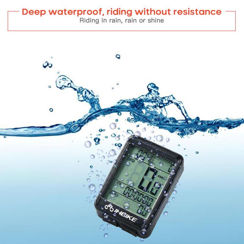 LCD Bike Code Meter Wired Wireless Mountain Bike Speedometer Odometer