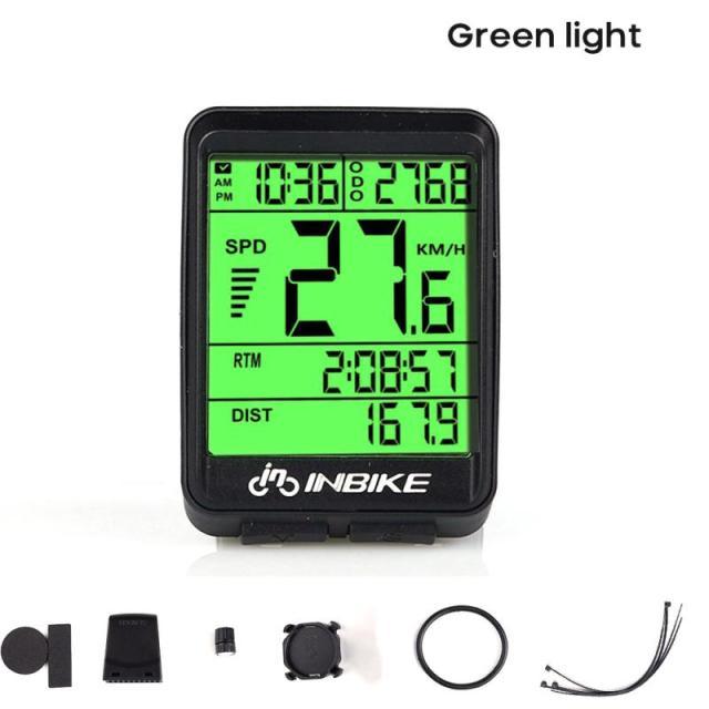 LCD Bike Code Meter Wired Wireless Mountain Bike Speedometer Odometer