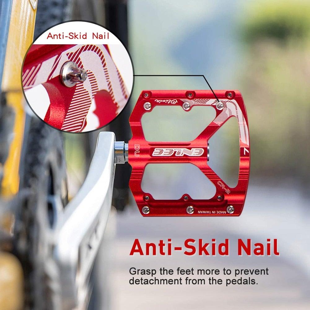 Bicycle Pedal CNC Aluminum Alloy Flat Bicycle Platform Pedal Light Non-Slip