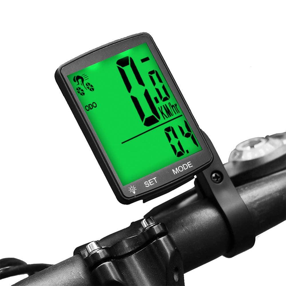 Wireless Bike Computer Rainproof Speedometer Odometer Stopwatch Auto Wake-up