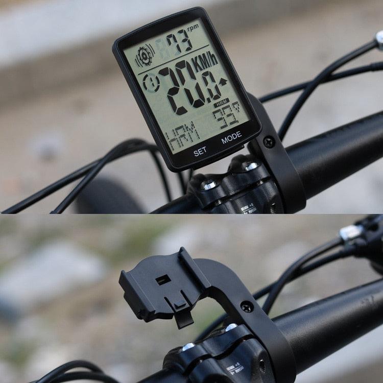 Wireless Bike Computer Rainproof Speedometer Odometer Stopwatch Auto Wake-up