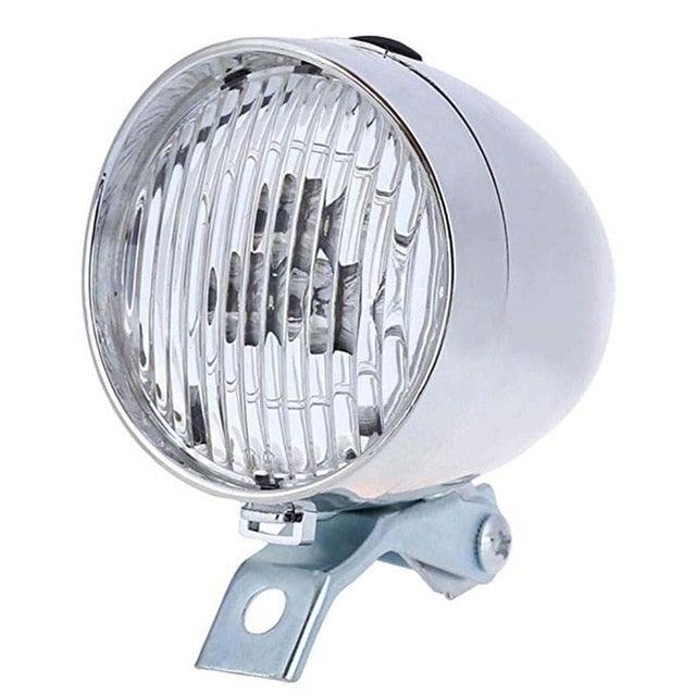 Retro Bicycle Headlight Waterproof Strong Body Warning Safety Headlight