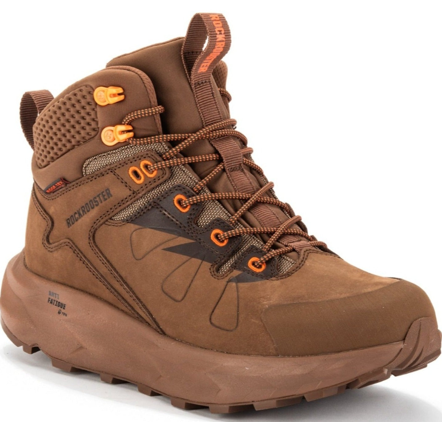 Brown 6 Inch Waterproof Hiking Boots with VIBRAM® Outsole  OC21031
