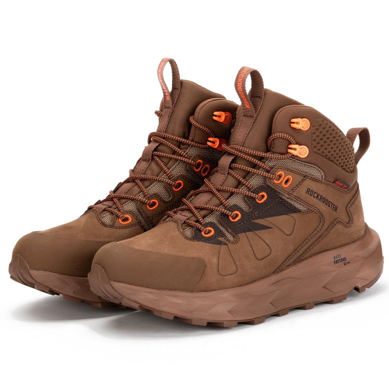 Brown 6 Inch Waterproof Hiking Boots with VIBRAM® Outsole  OC21031