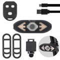 Bike Light Wireless Remote Control Cycling Turning Signal Taillight USB Bicycle Rechargeable
