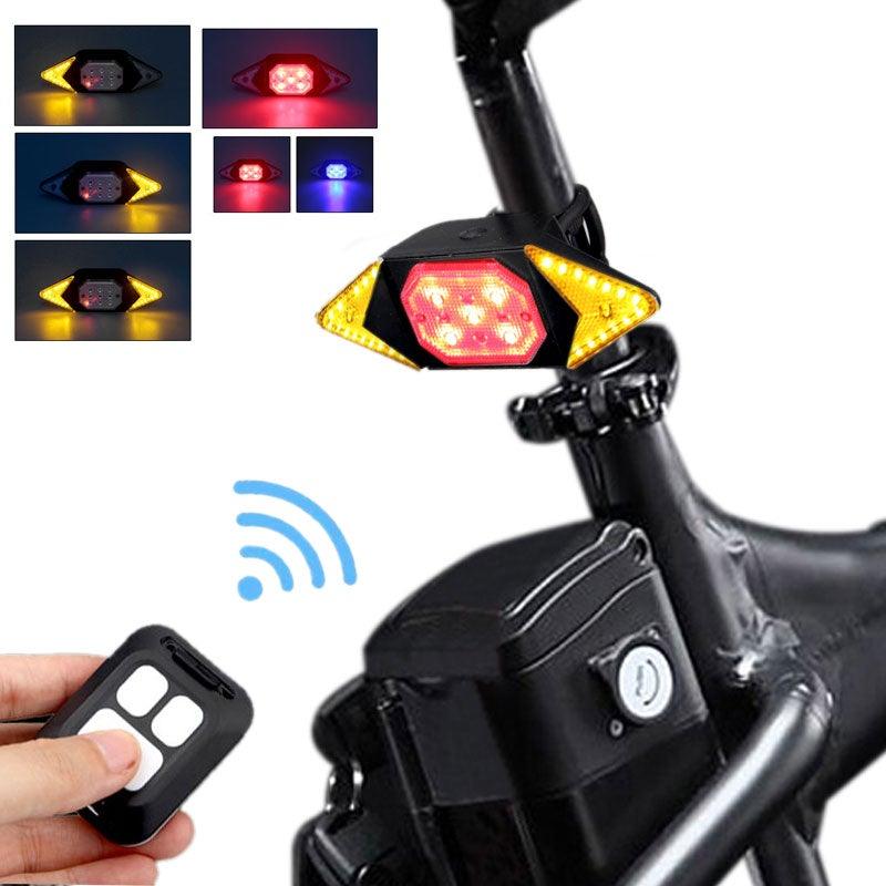 Smart Bike Light Wireless Remote Control Cycling Turning Signal