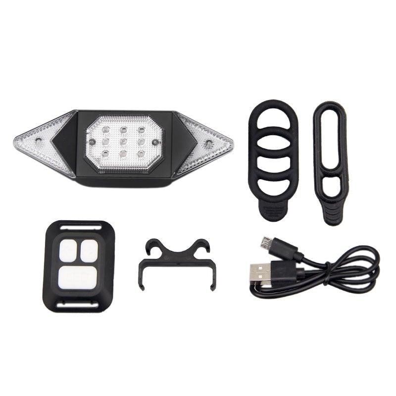 Smart Bike Light Wireless Remote Control Cycling Turning Signal