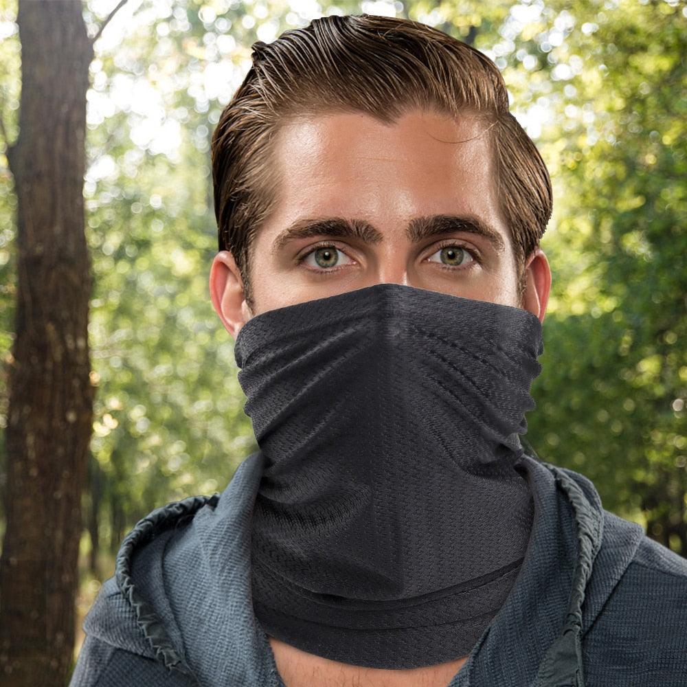 Breathable All Sport Half Face Mask Stretch Cool Windproof Sunscreen Gaiter Headband