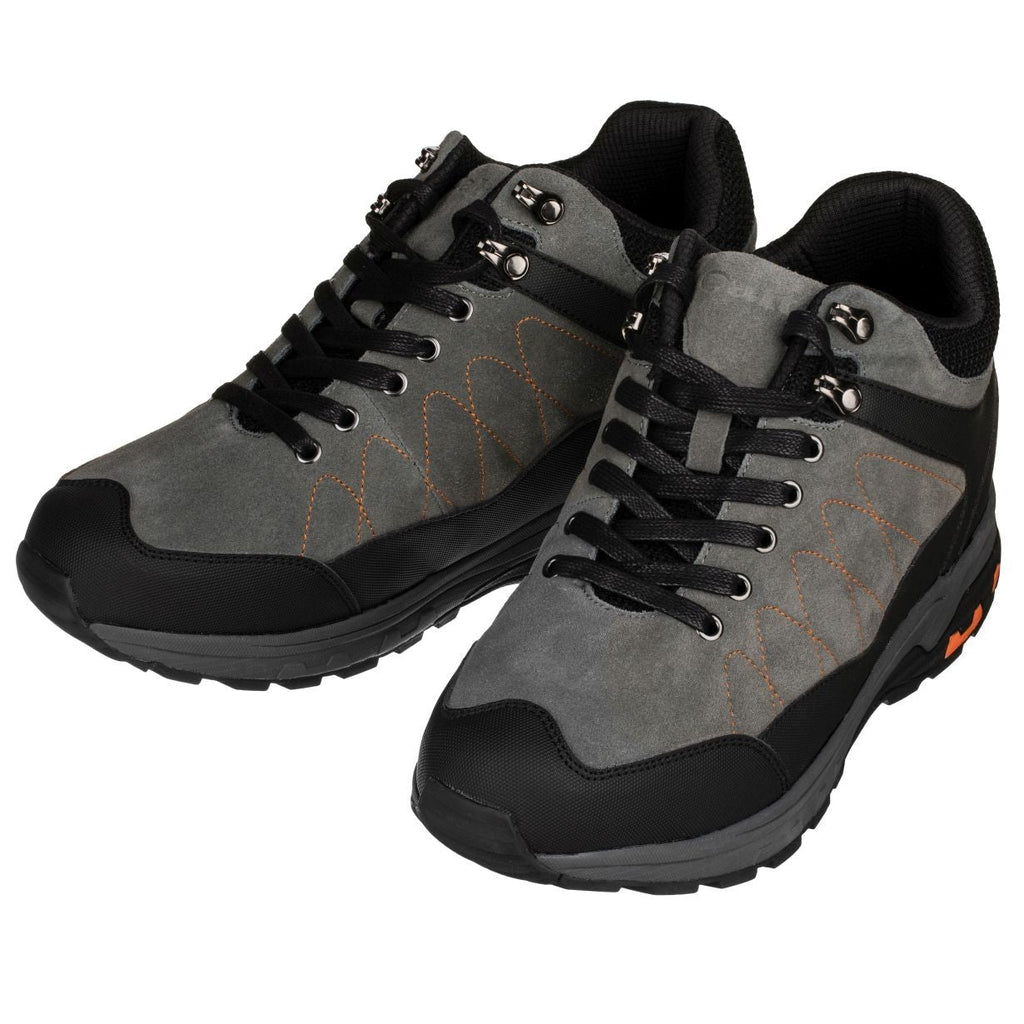 Hiking Style Boots 3.2 Inches Taller (Grey)