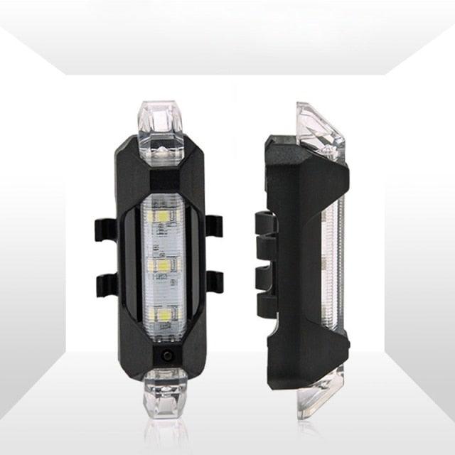 USB Rechargeable/3 Mode Bicycle Front Light Lamp/LED/Waterproof End Tail Light Set 300 Lumen