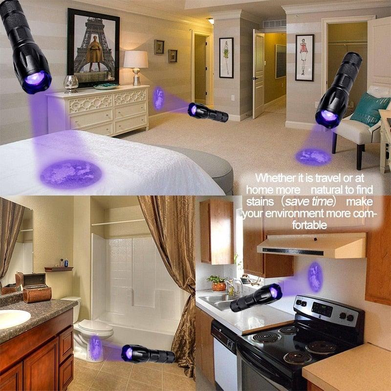 Waterproof Z45 Flashlight/Bright/MINI Torch T6/L2/V6 zoom/5 Modes/18650 rechargeable