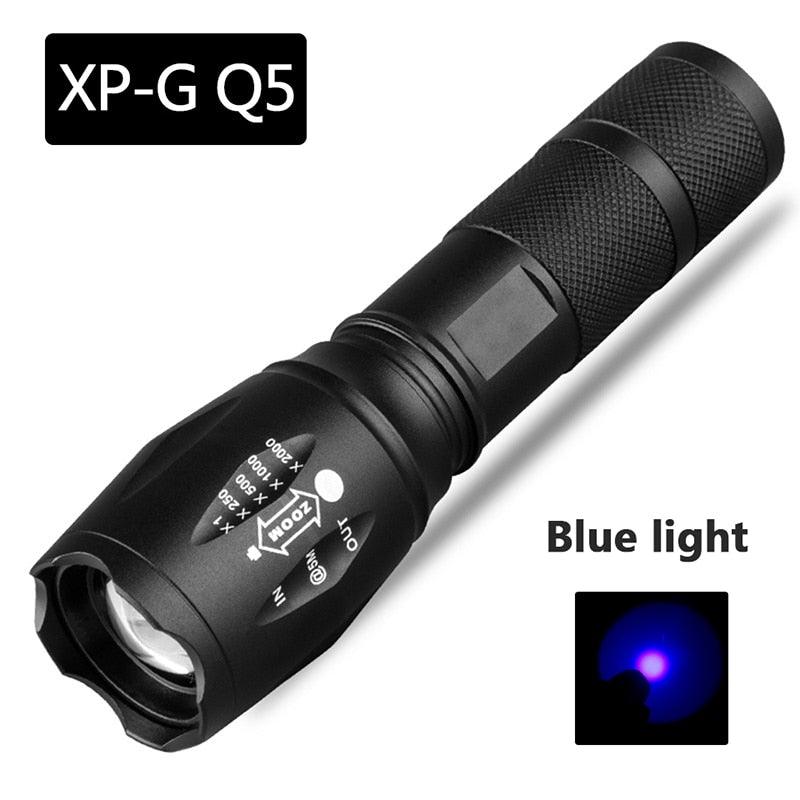 Waterproof Z45 Flashlight/Bright/MINI Torch T6/L2/V6 zoom/5 Modes/18650 rechargeable