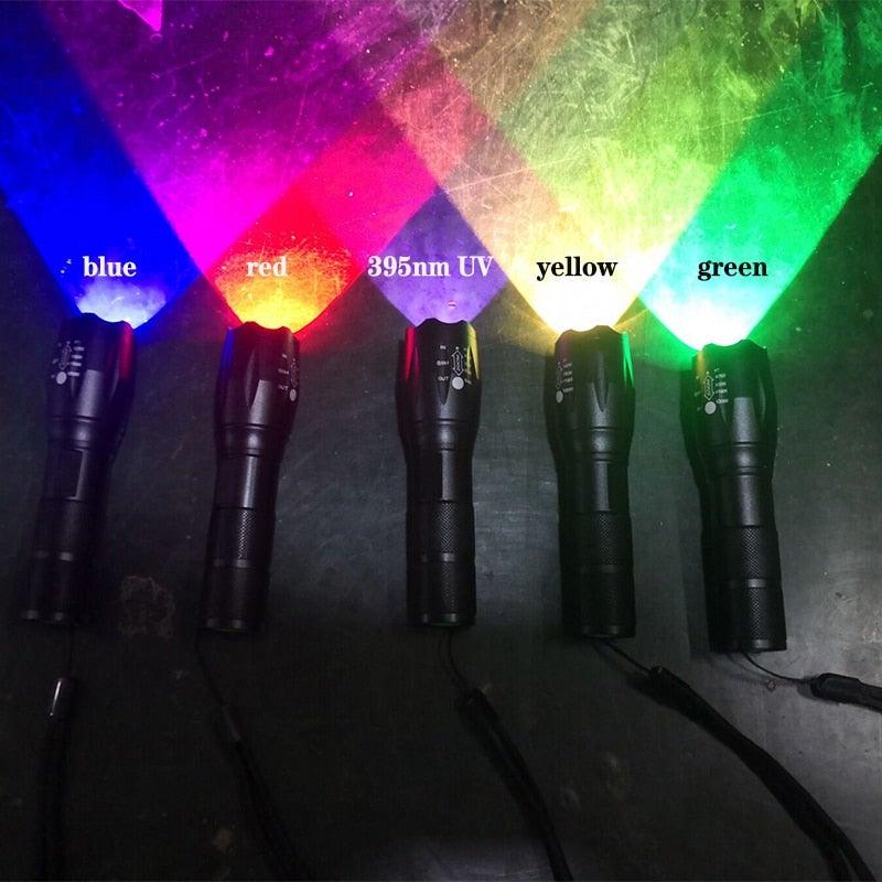 Waterproof Z45 Flashlight/Bright/MINI Torch T6/L2/V6 zoom/5 Modes/18650 rechargeable