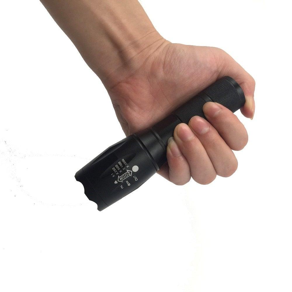 Waterproof Z45 Flashlight/Bright/MINI Torch T6/L2/V6 zoom/5 Modes/18650 rechargeable