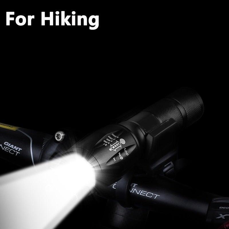 Waterproof Z45 Flashlight/Bright/MINI Torch T6/L2/V6 zoom/5 Modes/18650 rechargeable