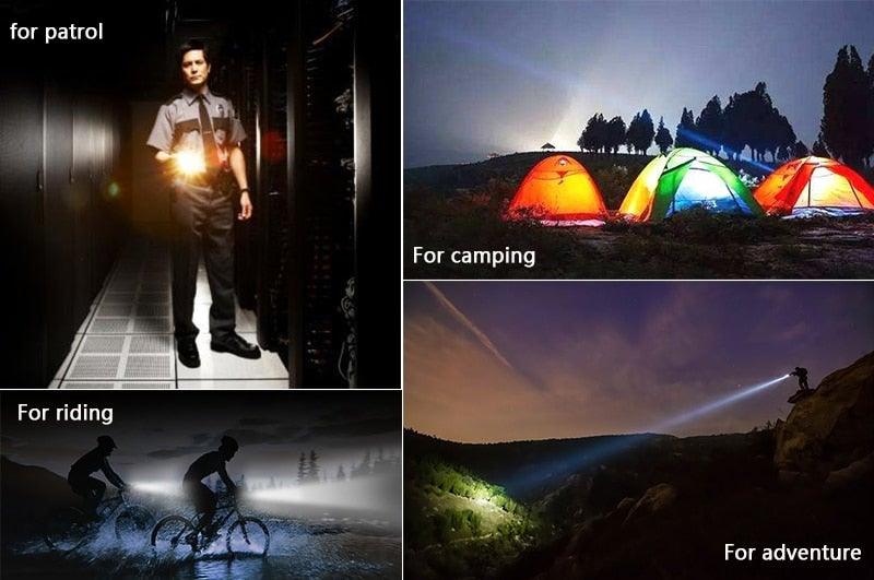 Waterproof Z45 Flashlight/Bright/MINI Torch T6/L2/V6 zoom/5 Modes/18650 rechargeable