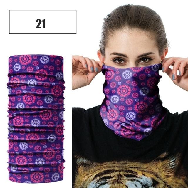 Windproof Head Scarves Neck Warmer Men Women Outdoor