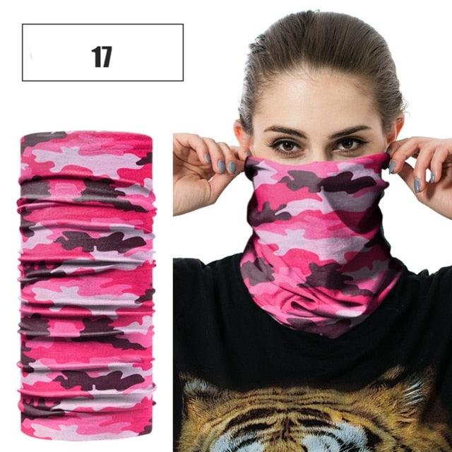 Windproof Head Scarves Neck Warmer Men Women Outdoor