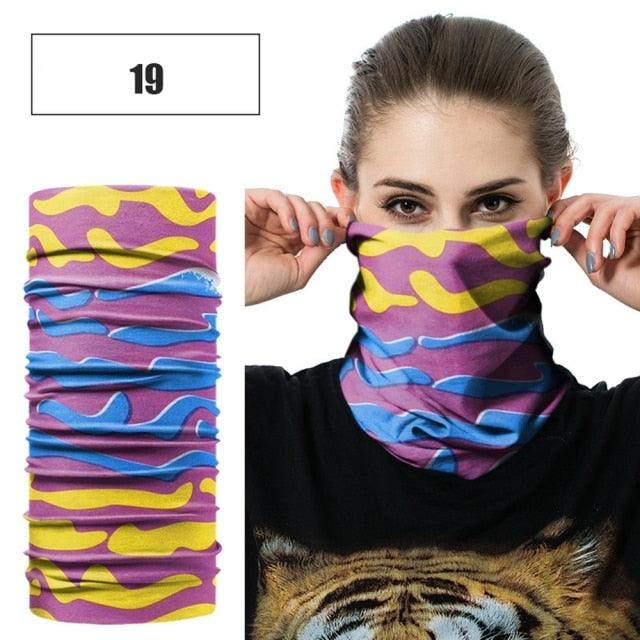 Windproof Head Scarves Neck Warmer Men Women Outdoor