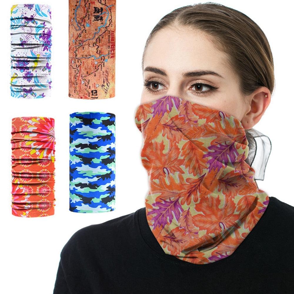 Windproof Head Scarves Neck Warmer Men Women Outdoor