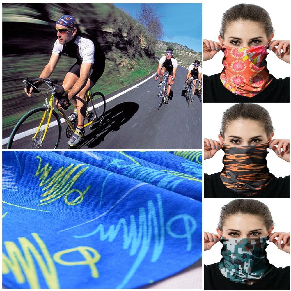 Windproof Head Scarves Neck Warmer Men Women Outdoor