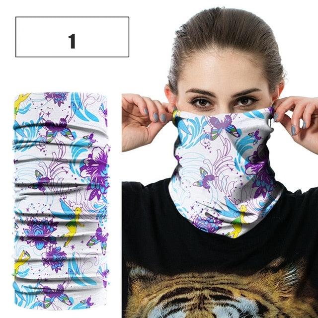Windproof Head Scarves Neck Warmer Men Women Outdoor