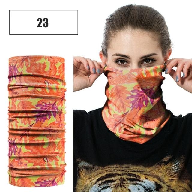 Windproof Head Scarves Neck Warmer Men Women Outdoor