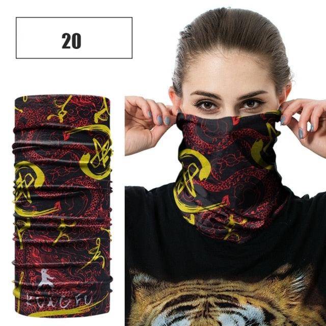 Windproof Head Scarves Neck Warmer Men Women Outdoor