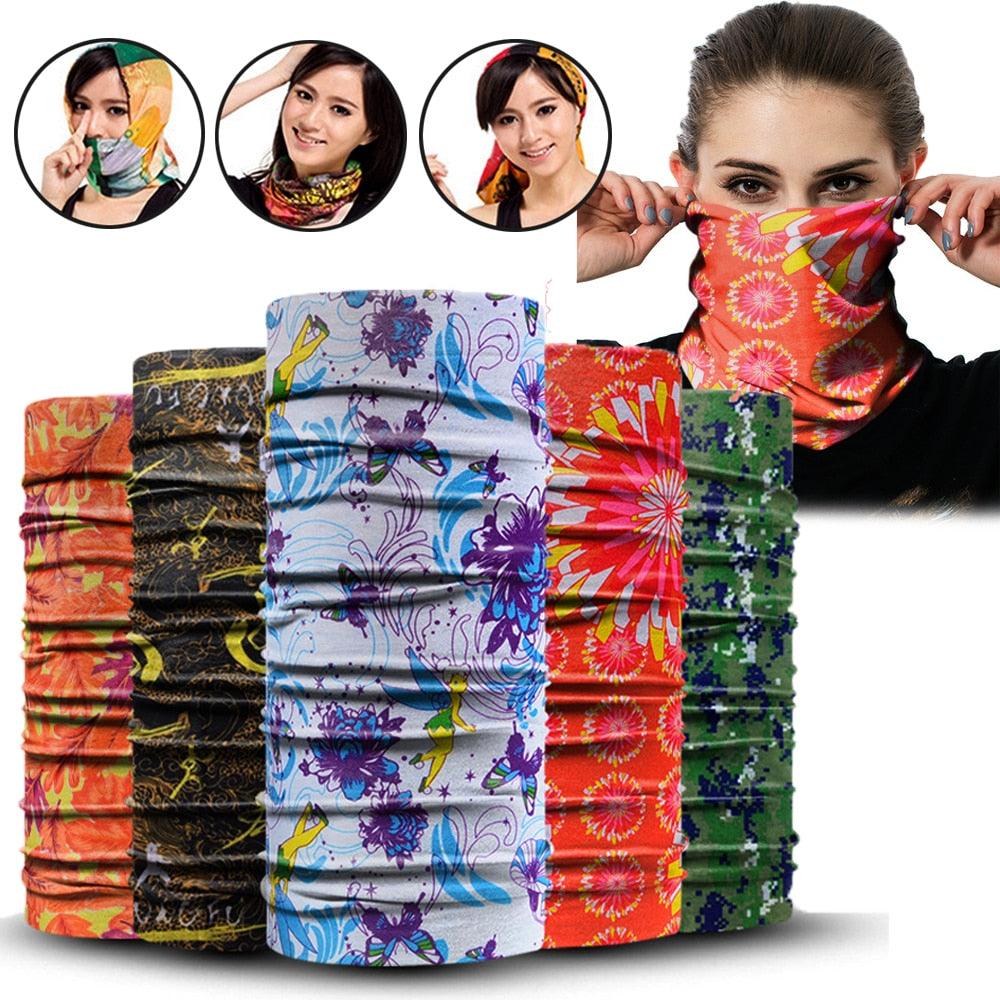 Windproof Head Scarves Neck Warmer Men Women Outdoor