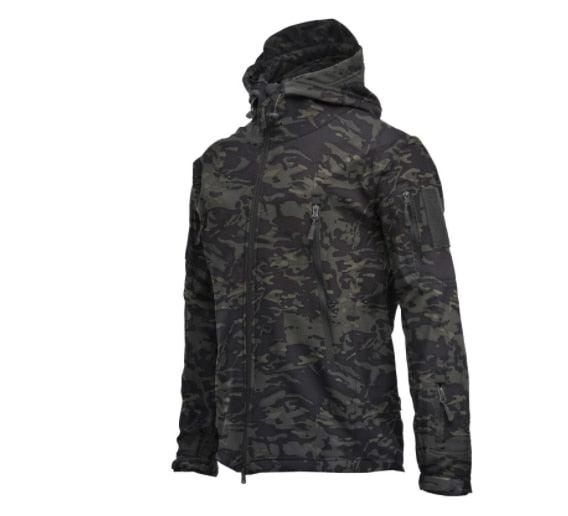Winter Big Size Men Camouflage Jacket Soft Design Wind & Water-Resistant Jacket
