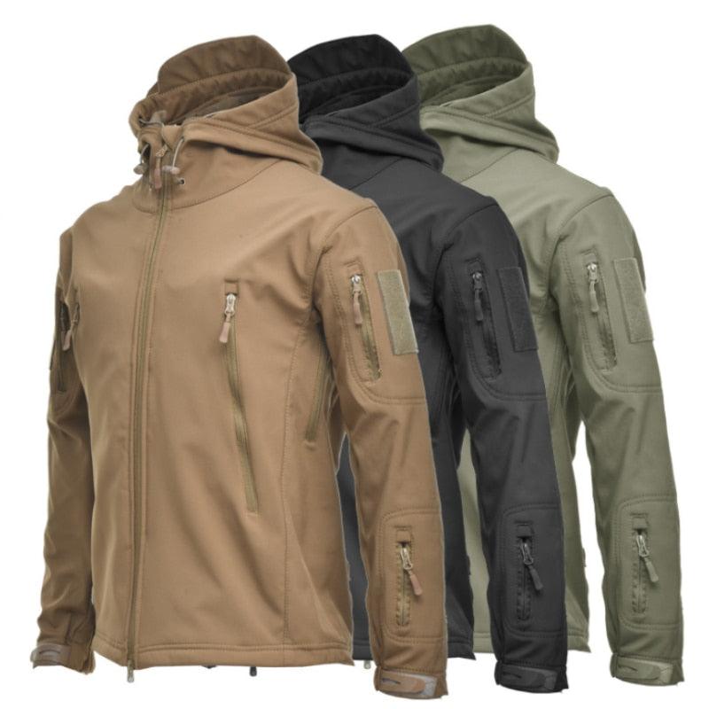 Winter Big Size Men Camouflage Jacket Soft Design Wind & Water-Resistant Jacket
