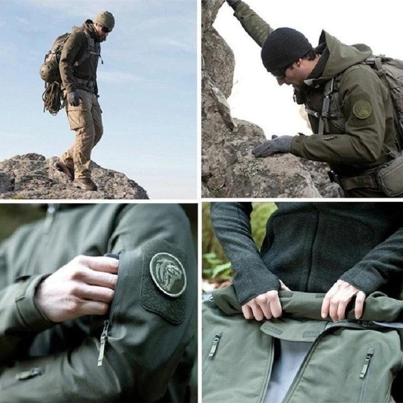 Winter Big Size Men Camouflage Jacket Soft Design Wind & Water-Resistant Jacket