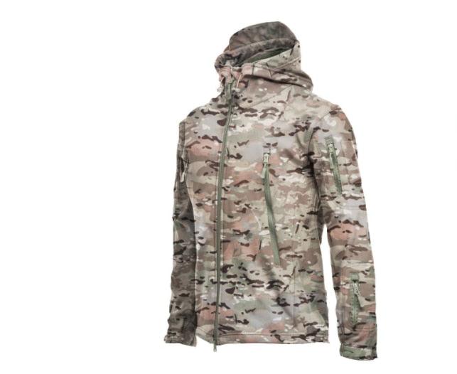 Winter Big Size Men Camouflage Jacket Soft Design Wind & Water-Resistant Jacket
