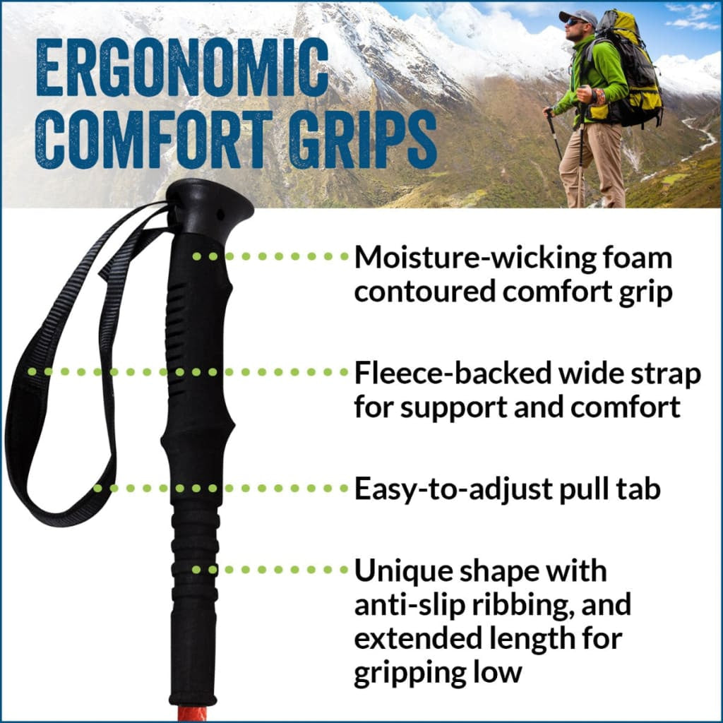 Official Casual Trek Hiking & Walking Poles