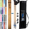 Nordic Walking Poles/Glove Grip/flip locks/detachable feet/travel bag/pair/Heights up to 6’2”