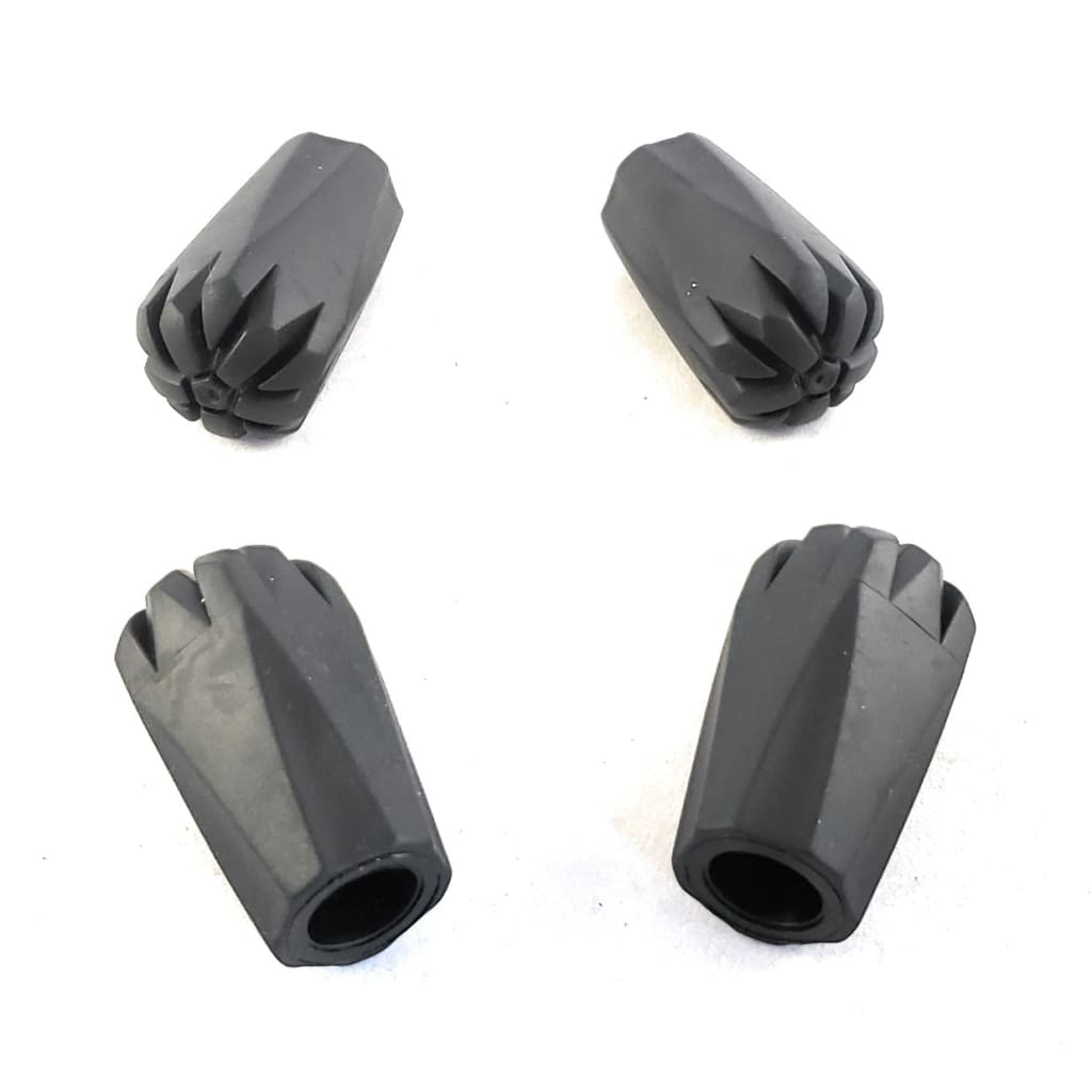 Extra Durable Rubber Replacement Narrow Profile Tips for Trekking Poles - Fits Most Poles.